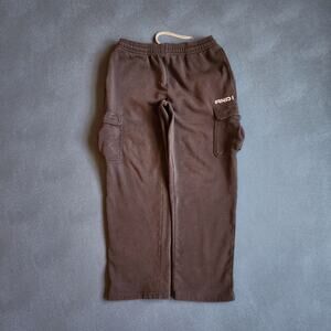 Vintage Y2K AND1 Brown Cargo Sweatpants Medium
